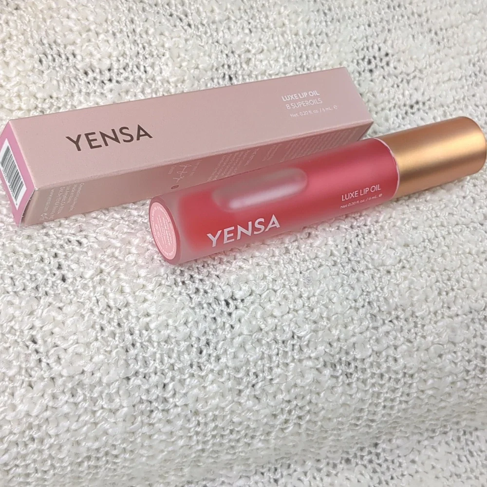 Yensa Luxe Lip Oil in Pink Shine, 6ml/0.20fl oz